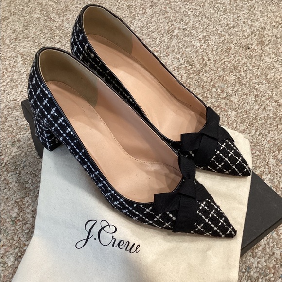 Crew Avery Tweed Pumps